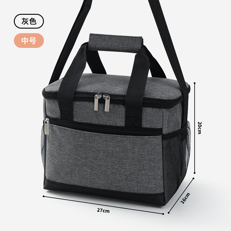 Bolsa de almuerzo transfronteriza de gran capacidad bolsa de picnic al aire libre bolsa de almuerzo de mano bolsa de aislamiento térmico bolsa de almuerzo de trabajo bolsa de almacenamiento