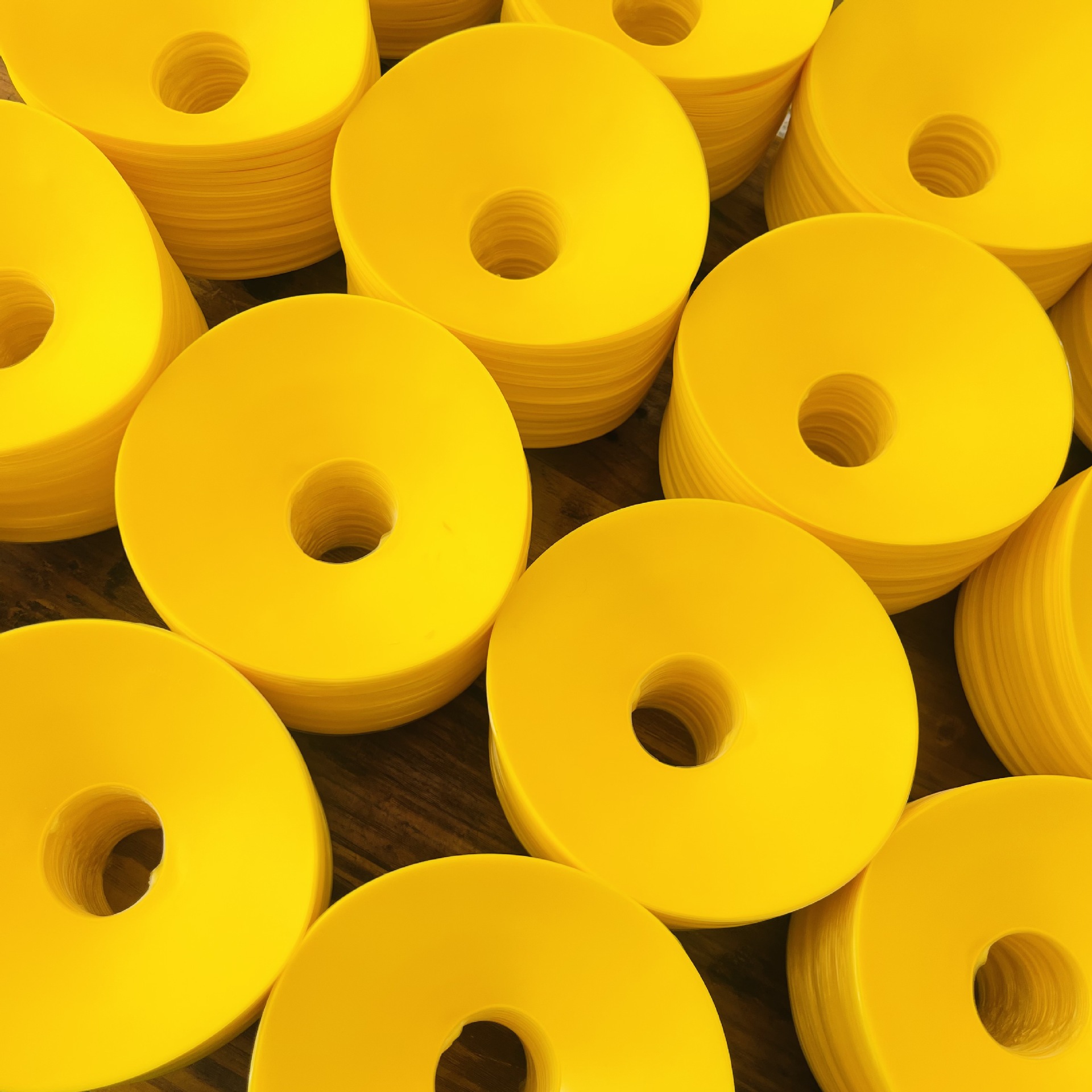 축구 훈련 로고 디스크 [노란색]