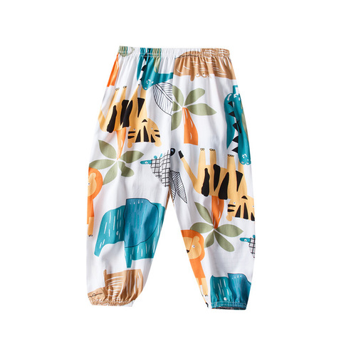 Children's anti-mosquito pants summer thin baby anti-mosquito pants casual trousers for boys and girls summer bloomers  new style