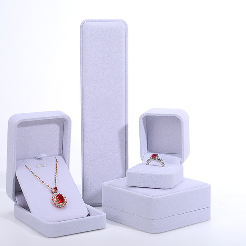 Fleece Jewelry Box, Ring, Bracelet, Necklace, Earring, Chain, Pendant, Accessory Packaging Box, Wholesale