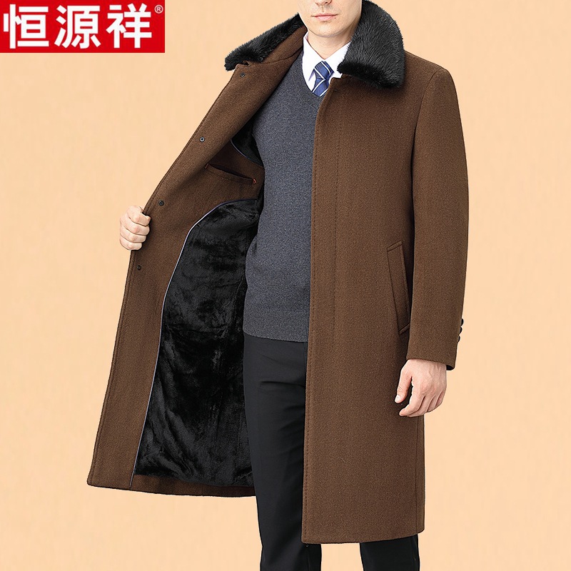 모피 칼라가 있는 샴페인 색상 [벨벳 및 두꺼운]