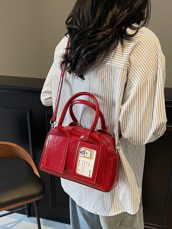Comercio exterior transfronterizo nuevo estilo bolso Boston bolso femenino 2025 moda coreana bolso de mensajero casual de un solo hombro
