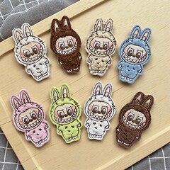 自己粘着漫画刺繍ぬいぐるみ布ステッカー衣類バッグ装飾デカール修理パッチステッカー diy