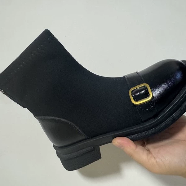 弹力瘦瘦马丁靴女2025秋季新款时尚气质袜靴高跟女士英伦风女靴子