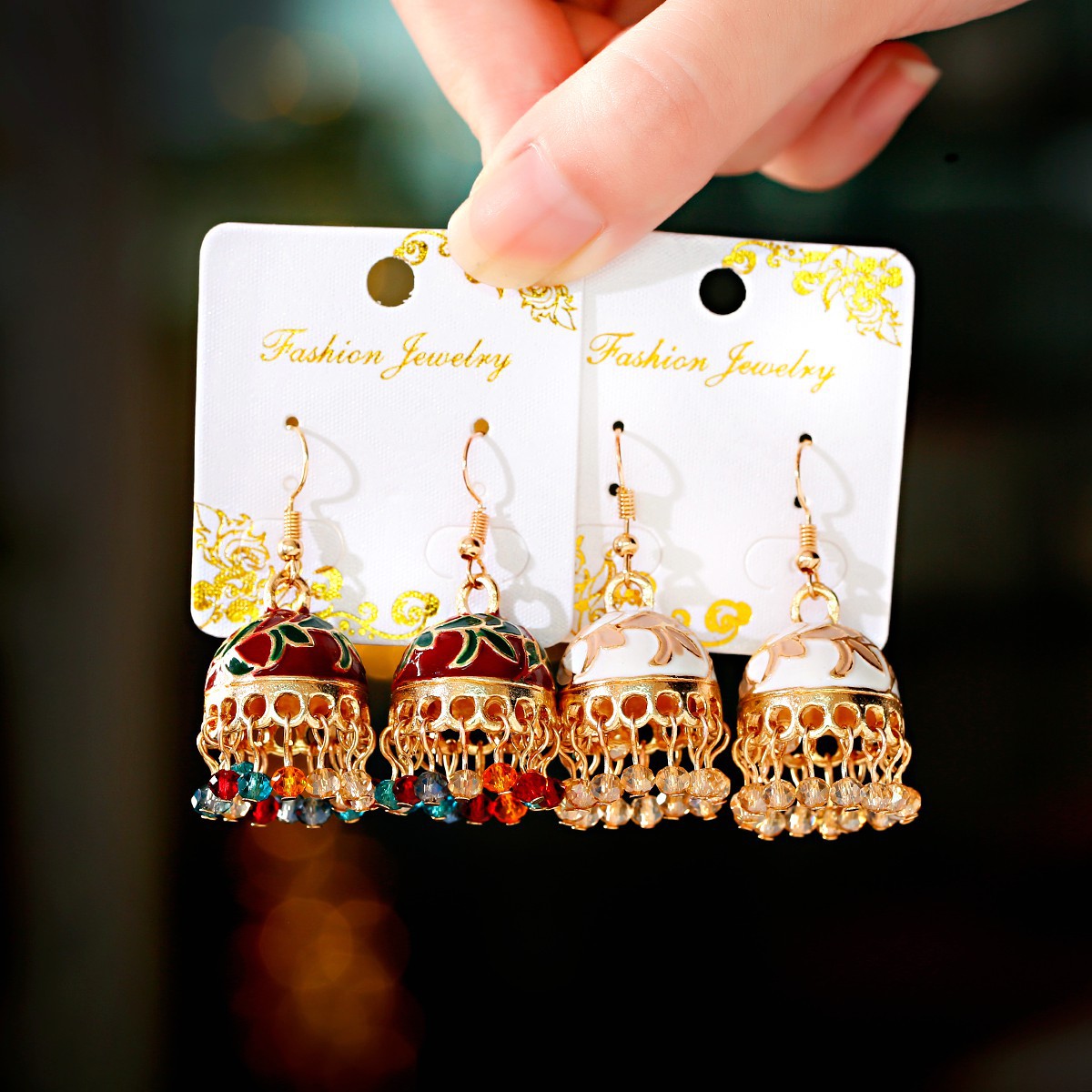 24g Weight Alloy Ear Needle Material Ear hook Classification 1 Pair Quantity Daily, Date Occasion Metal Material Flower Pattern Women's Gender Ethnic Style Style 1 Pair Ethnic Style Flower Metal Ear Hook 1