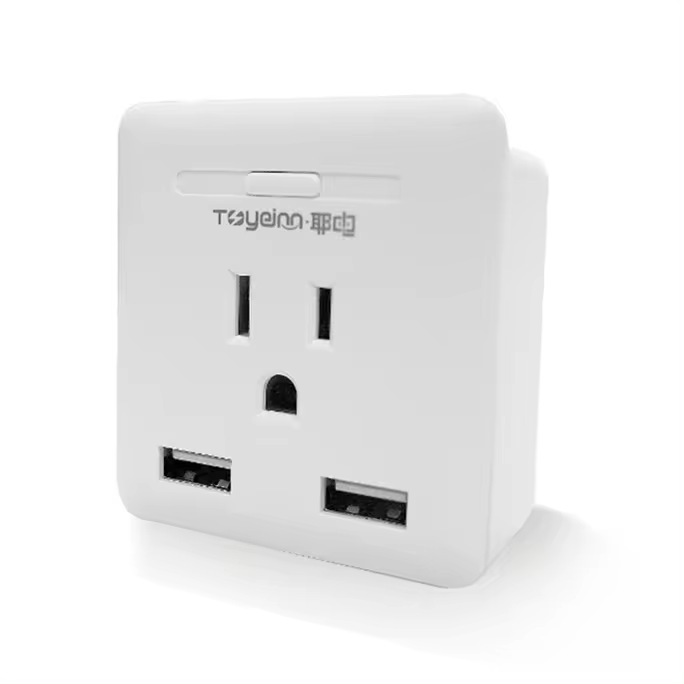 Usbポート × 2充電機能付き米国acプラグ電源ソケット × 1|undefined