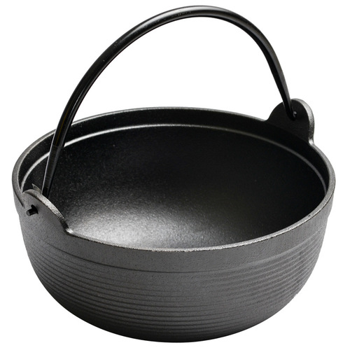 Cast iron stew pot for home use, non-coated, Japanese-style non-stick pot, old-style cast iron soup pot, thick Japanese soup pot, sukiyaki pot
