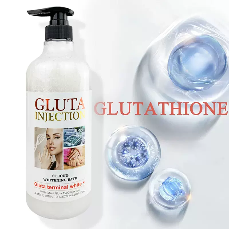 跨境英文GLUTA INJECTION STRONG WHITENINGBATHSHOWER GEL沐浴露