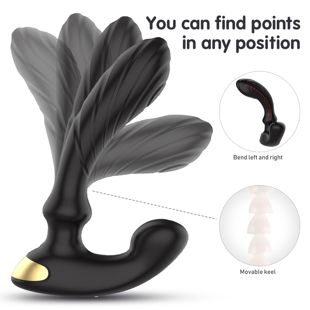 Wireless Prostate Massager With Remote Control Anal Vibrator_voghion.com