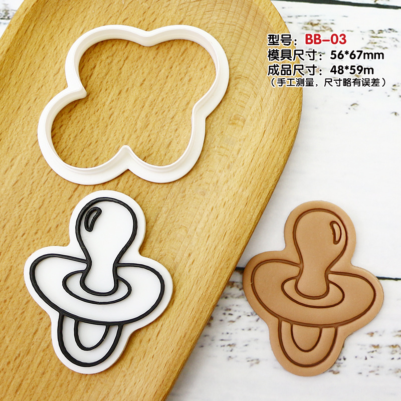 BABY Girl Cookie Mold Party Baking DIY Flip Mold Customized 3D Stereo Presionar Cookie Frosted Mold