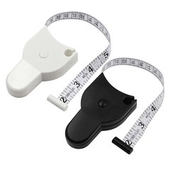 Portable circular arc waist hip body measuring tape tool handheld handle soft tape measure