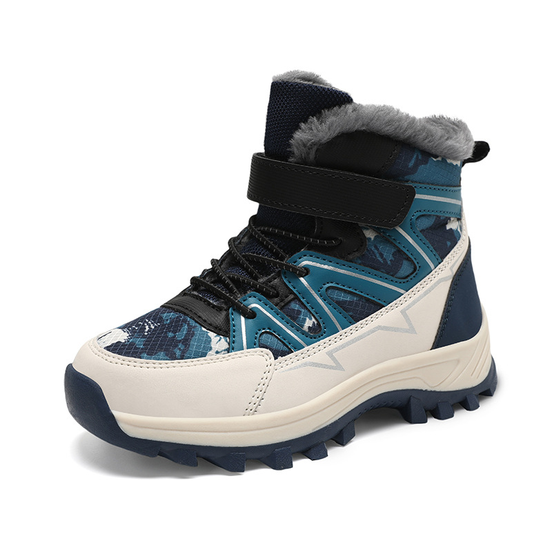 Comercio exterior transfronterizo invierno algodón más calzado para niños zapatos de algodón antideslizantes y resistentes al desgaste para niños