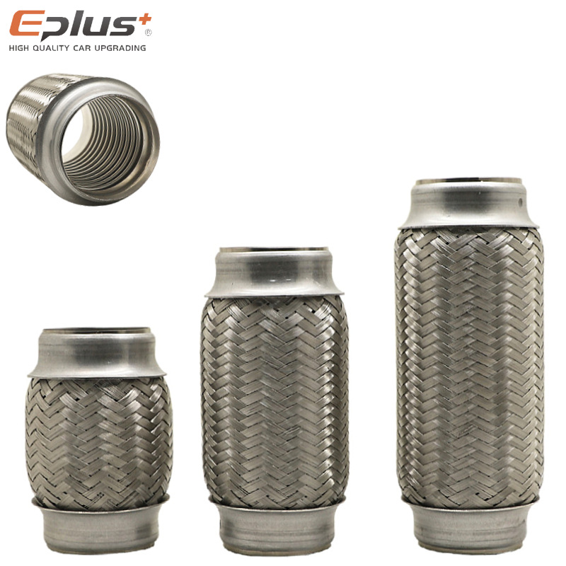 Cross-border car exhaust pipe modification connector silencer metal pipe braided stainless steel car exhaust bellows