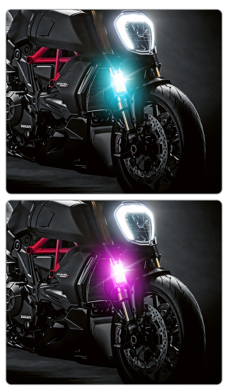 M6S large-capacity car, motorcycle, electric vehicle, aircraft light, modified drone flash light, outdoor warning light