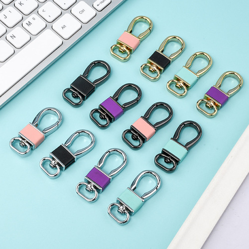 Simple business men's waist car metal keychain creative gift constellation personalized simple keychain diy