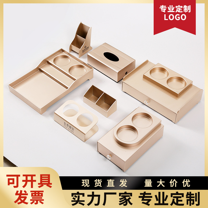 Hotel cepillo de dientes artículos de tocador caja de almacenamiento habitación asiento de control remoto caja de pañuelos caja de consumo suministros de hotel fábrica al por mayor