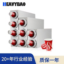 厂家直销不锈钢商用分杯器奶茶可乐三孔分杯器纸杯取杯器分杯机