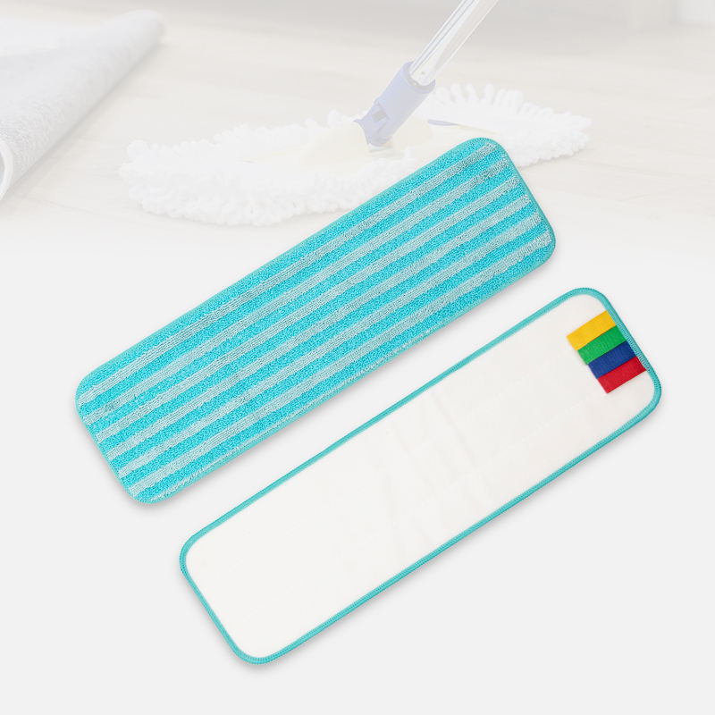 Reusable Microfiber Mop Pad Replacement Floor Cleaning Durable Magic Sticker Microfiber Mop Head