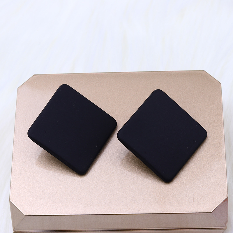 10g Weight Ear Studs Classification 1 Pair Quantity Daily Occasion Acrylic Material Geometric Pattern Women'S Gender Stoving Varnish Design Simple Style Style 1 Pair Simple Style Geometric Stoving Varnish Arylic Ear Studs 21