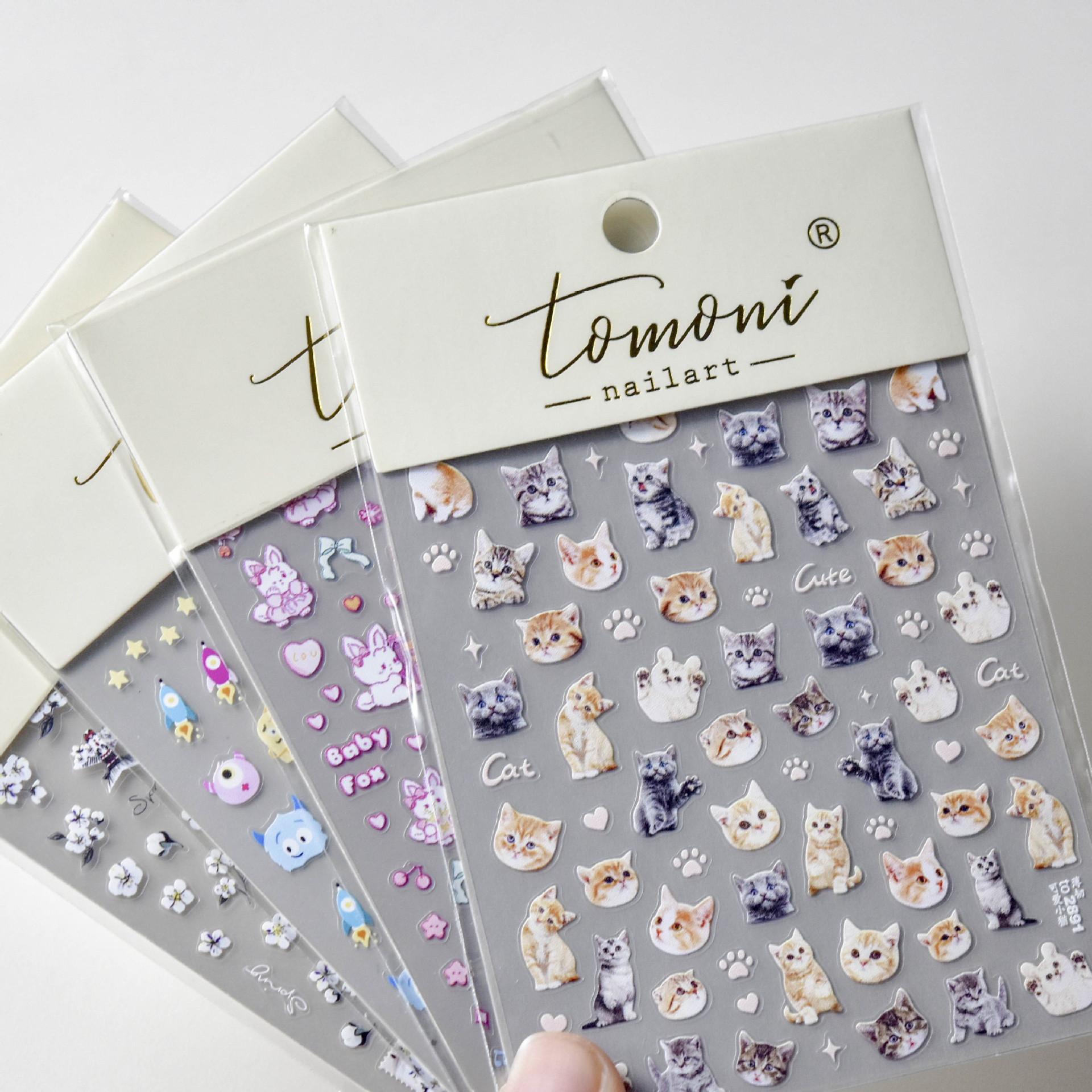 10g Weight Nail Patches Nail Supplies 1 Piece Quantity Plastic Material Cartoon Pattern Cartoon Style Style Cartoon Style Cartoon Plastic Nail Patches 1 Piece 无