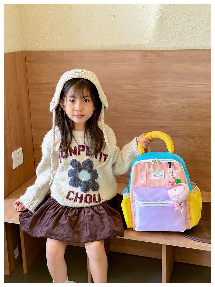 New Kindergarten Backpack Children's Primary School Grade One Boys And Girls Ultra-Light Backpack Spine Protection Travel Backpack display picture 19