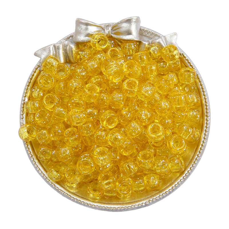 アクリル大穴バレルビーズポニービーズ織り手作り diy ブレスレットプラスチックビーズジュエリーアクセサリービーズルースビーズ|undefined