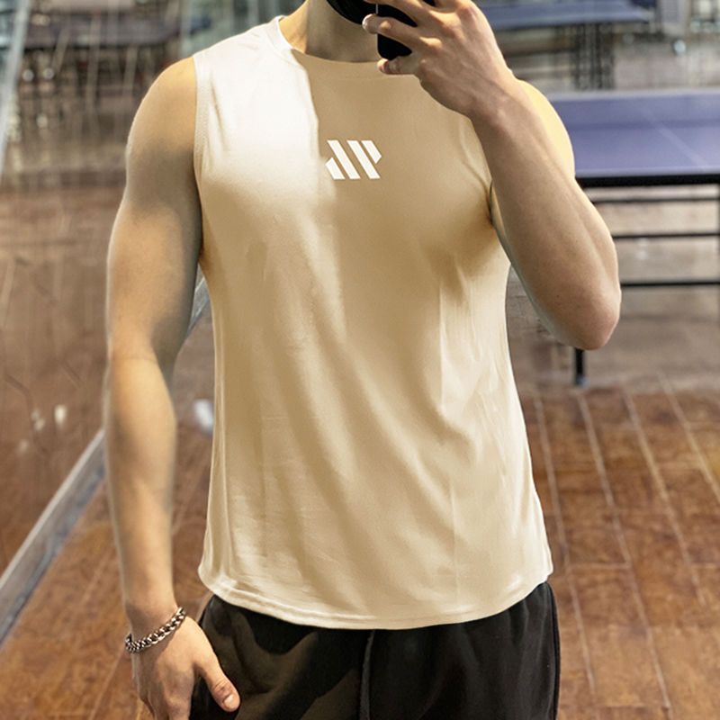 Socios de verano sin mangas chaleco de secado rápido hombre entrenamiento transpirable mostrando camisetas deportivas musculares comercio exterior al por mayor