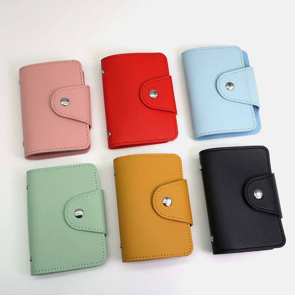 Креативный держатель для карт положение с несколькими картами Высококрасивая Автомобильная линия край масла сплошной цвет из искусственной кожи держатель для банковской карты большой емкости