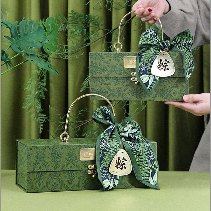 2025新款端午节粽子礼盒包装伴手礼创意空盒现货批发手工节日礼盒