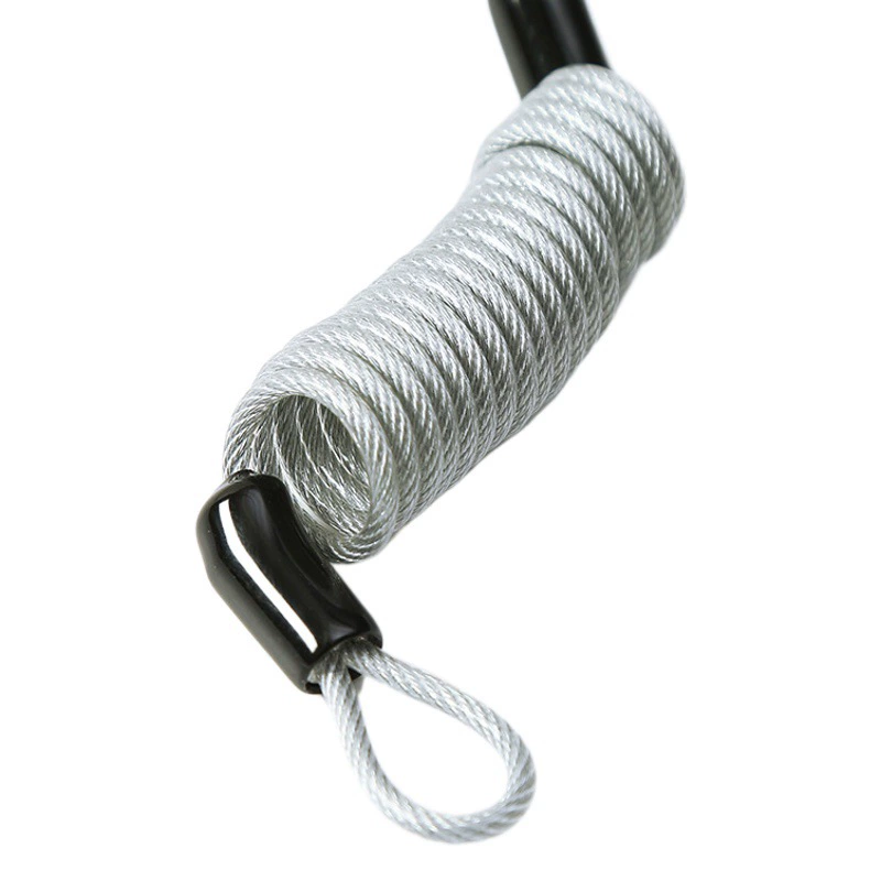 Шлем велосипедный Телескопический пружинный трос телескопическая стальная проволока напоминание веревка пружина анти-потерянная стальная проволока пружинный трос оптом 1 м
