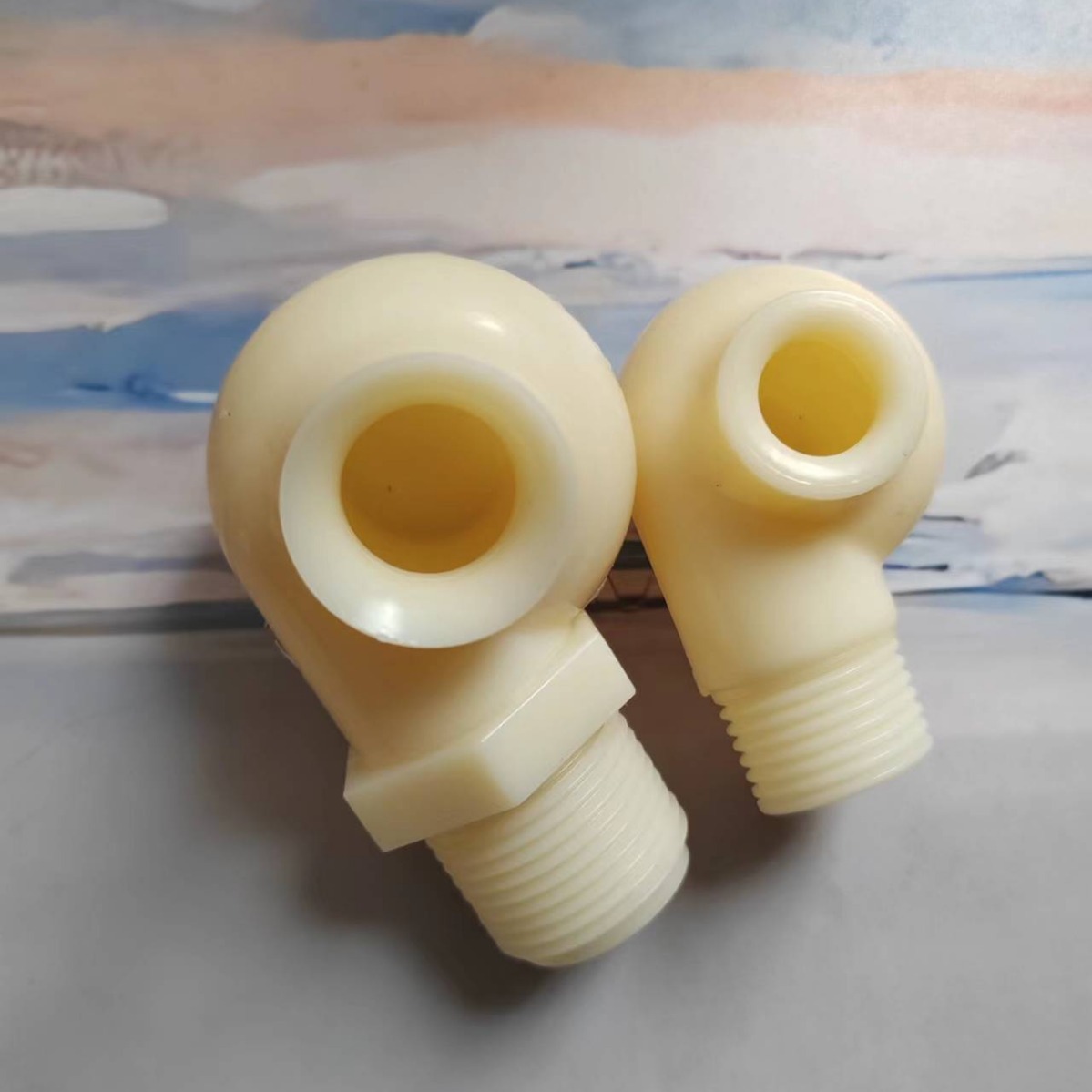 山东现货批发ABS塑料涡流喷头 DN15DN20DN25 4分6分1寸工业喷头