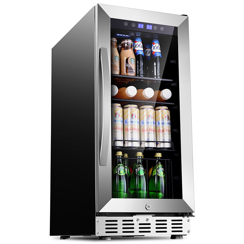 Wine refrigerator foreign trade wine cabinet cross-border compressor beverage double zone built-in cooler