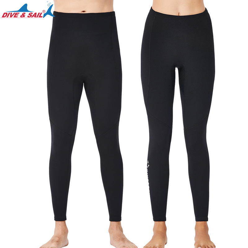 DIVE&SAIL New 2MM Diving Pants, Men's Split Thick Warm High Waisted Diving Pants, Women's Swimming, Surfing, Cold Proof Snorkeling Pants_voghion.com