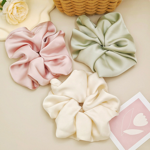 Korean-style floral lace trim colonic hair tie ballerina ponytail braid hair ribbon large girl's braided hair tie hair accessory