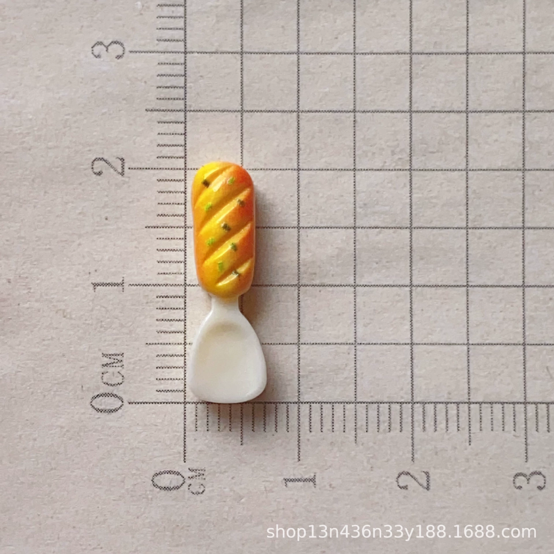 Mini Bread Tableware Charms, Cute Fork Spoon Chopstick DIY Phone Case Accessories, Random Style