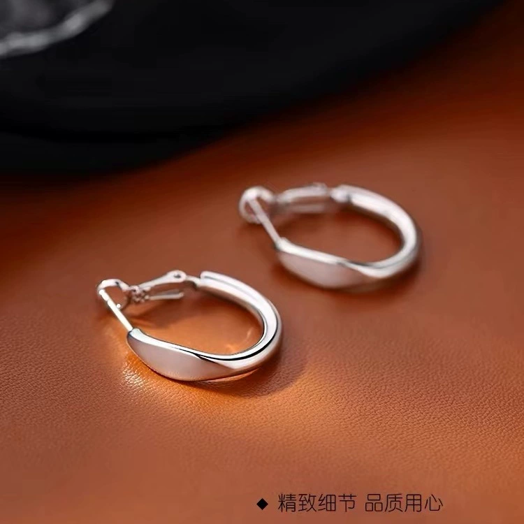 Серебряная игла, серьги, образец 925 пробы, стиль высокого качества, стиль легкой роскоши