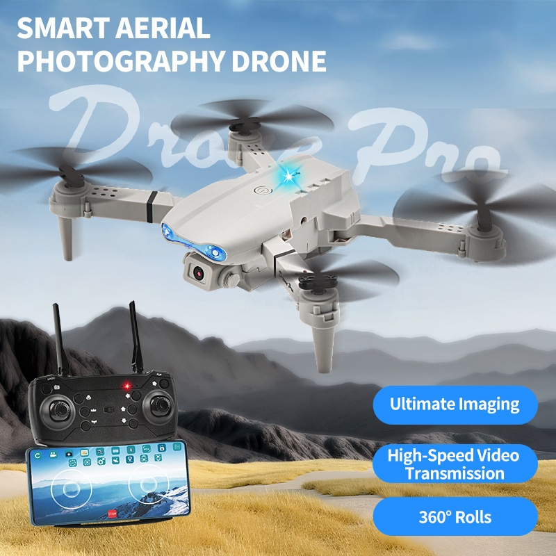 Cross-Border E99 Drone High-Definition Aerial Photography Foldableing Drone Kidsren's Toy Quadcopter Remote Control Aircraft