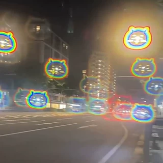 25款 chiikawa吉伊卡哇烟火棒滤镜片衍射眼镜 烟花眼镜特效眼镜片