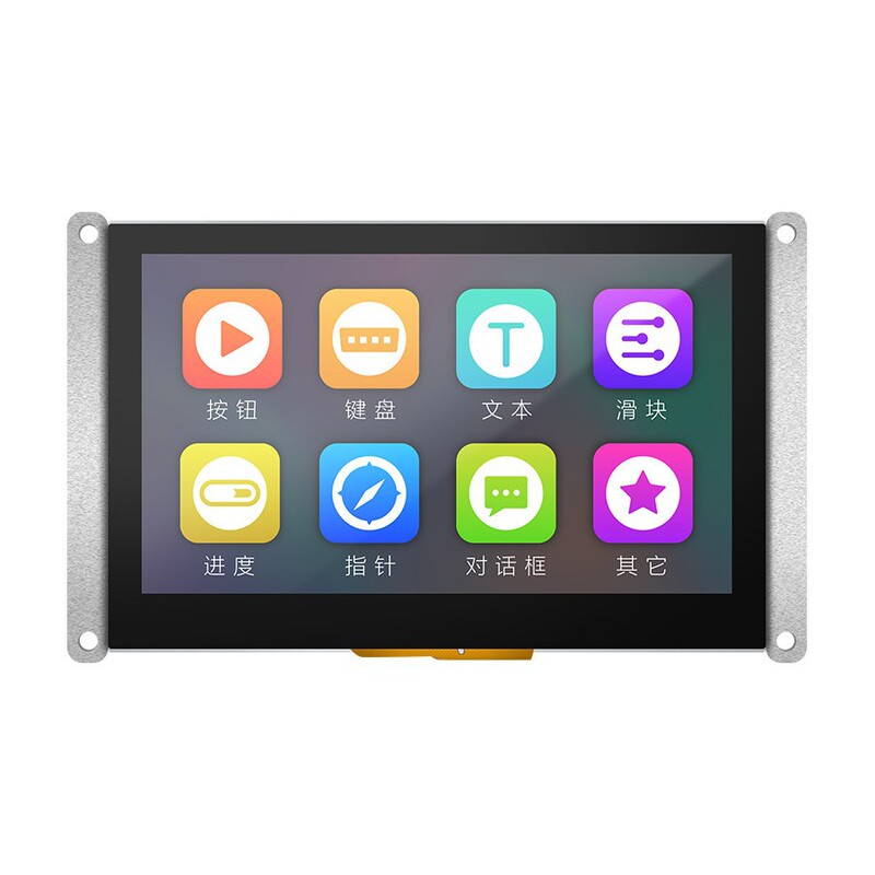 T1 Series 4.3inch Capacitive Resistor Serial Screen Tft Lcd Smart Screen Hmi Touch Screen Display 480*272