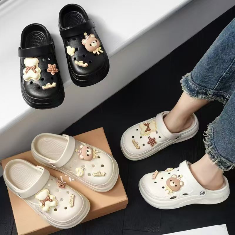 Pantuflas de Plataforma con Agujeros de EVA Antideslizantes para Verano