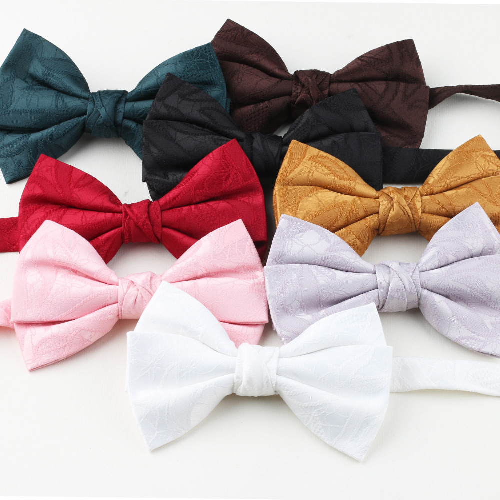 solid color bow tie for leisure