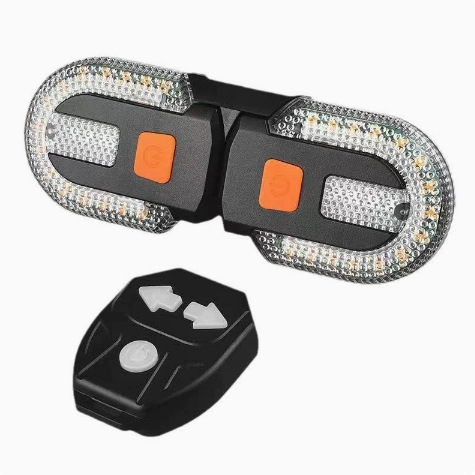 Bicycle USB Charging Wireless Remote Control Steering Tail Light Detachable Mountain Bike Night Riding Warning Light Cycling Equipment