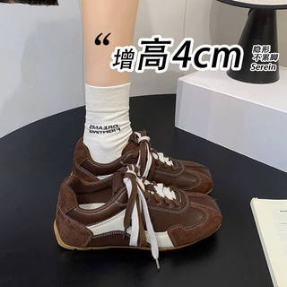 复古风平底德训鞋女2026年秋季新款百搭软底舒适休闲运动鞋阿甘鞋