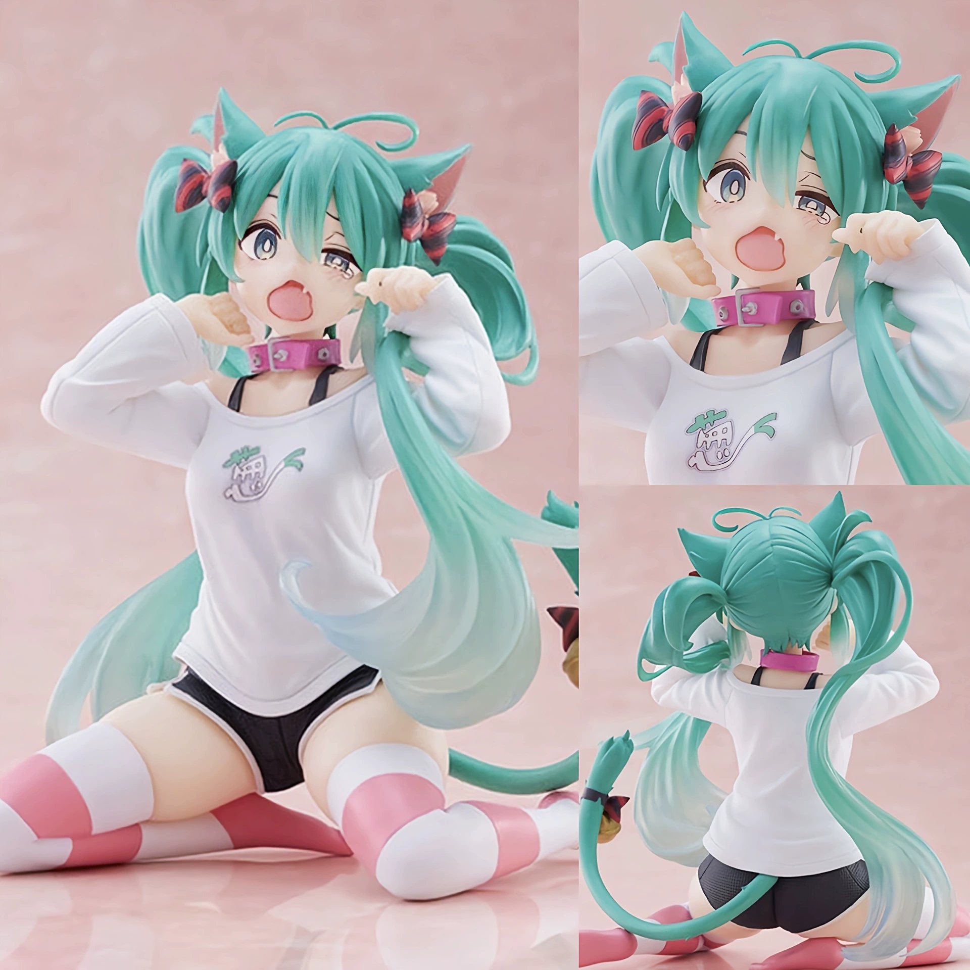 Оптовая продажа Hatsin будущего кошачьего уха с короткими рукавами пижамы Hatsin Hatsin ручной работы декорации