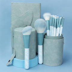 Huahua Qingkong 12-piece makeup set brushes, powder brushes, contour brushes, dot brushes, beginners' beauty tools, complete set of brushes