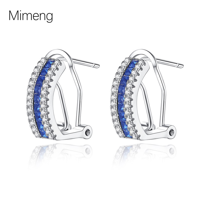 sapphire fashionable elegant earrings