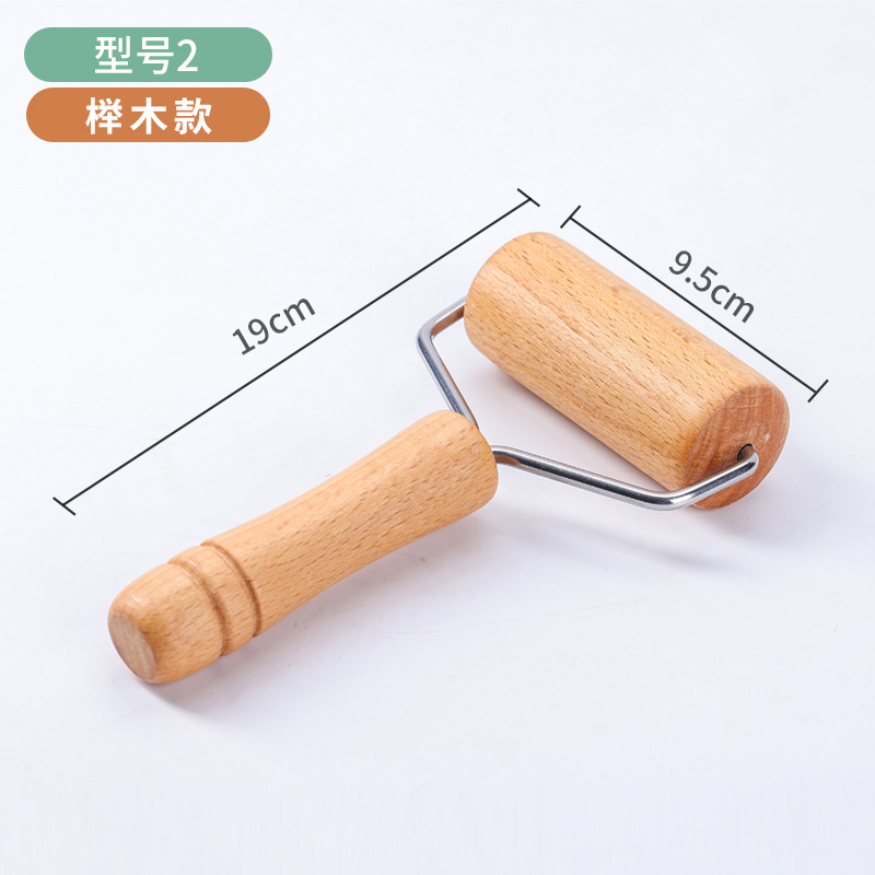 En stock rolling pin artefacto de cuero rodillo de una sola mano de madera maciza rodillo de ahorro de mano de obra al vapor bollo relleno dumpling piel image 8