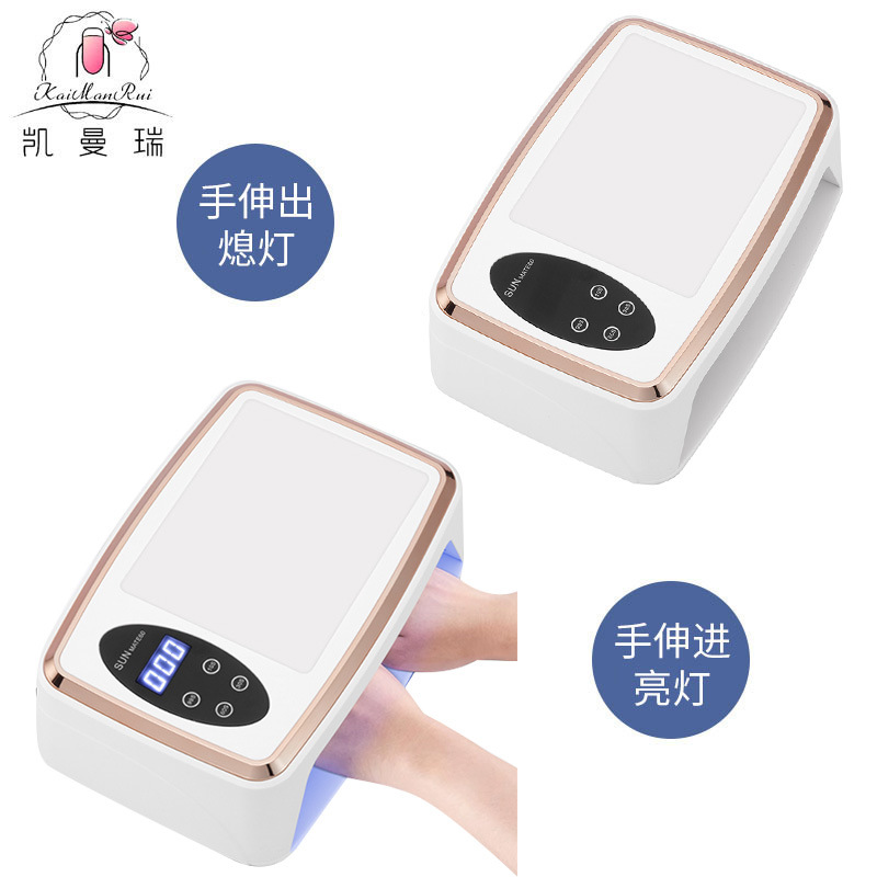 Lámpara de manicuras con almohada de mano, máquina de manicuras de alta potencia, secador rápido, tienda de manicuras, lámpara de manicuras, secador de gel de manicuras