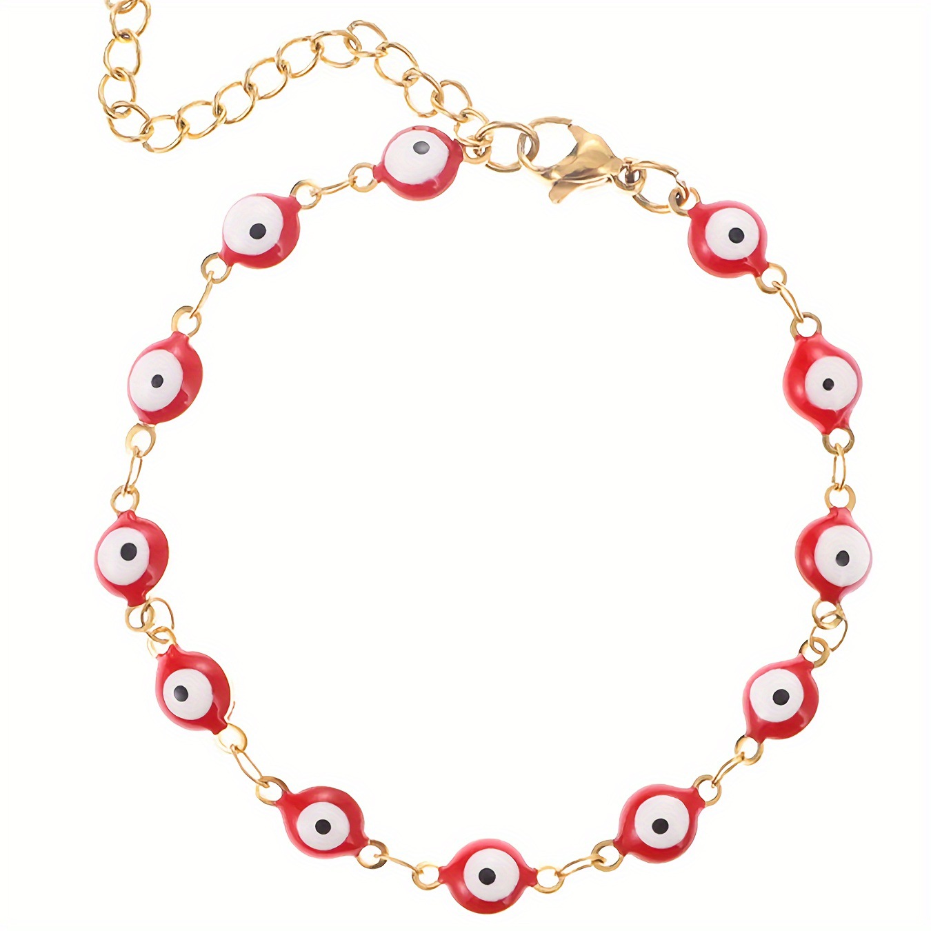 Lucky Evil Eye Red String Bracelet Protection Minimalist_voghion.com
