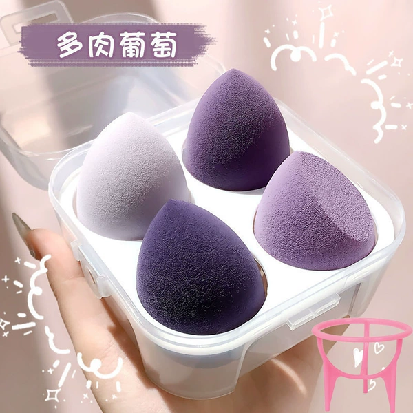 Purple sponge, plastic tubing, 4 cells